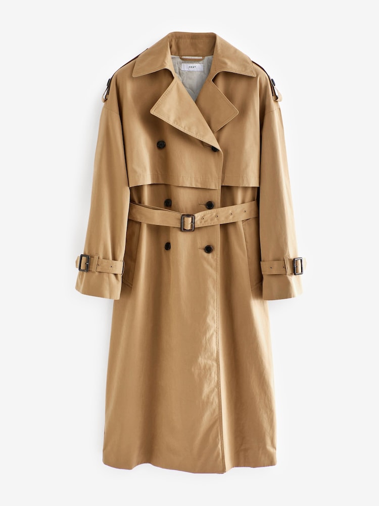 chameau - Trench imperméable doublé de courtepointes à ceinture - Image 6 of 8
