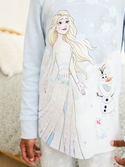 Blue/White Disney Frozen Elsa Pyjamas (9mths-10yrs) - Image 4 of 7