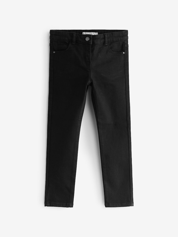 Black Long Length Skinny Jeans (3-16yrs) - Image 1 of 2