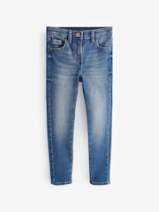 Mid Blue Long Length Skinny Jeans (3-16yrs) - Image 1 of 2