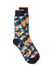 Duchamp Blue Mens Gift Set Cube Socks 2 Pack - Image 4 of 5