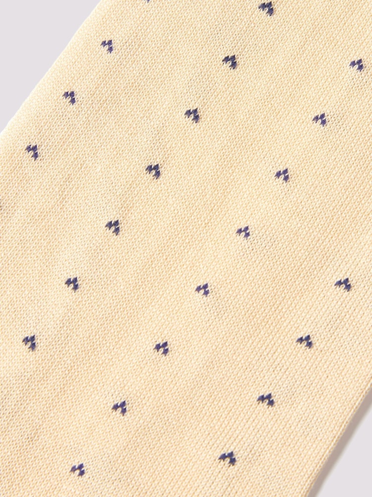 Duchamp Cream Mens Dotted Socks - Image 3 of 3
