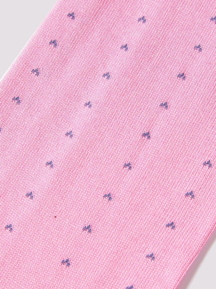 Duchamp Pink Mens Dotted Socks - Image 3 of 3