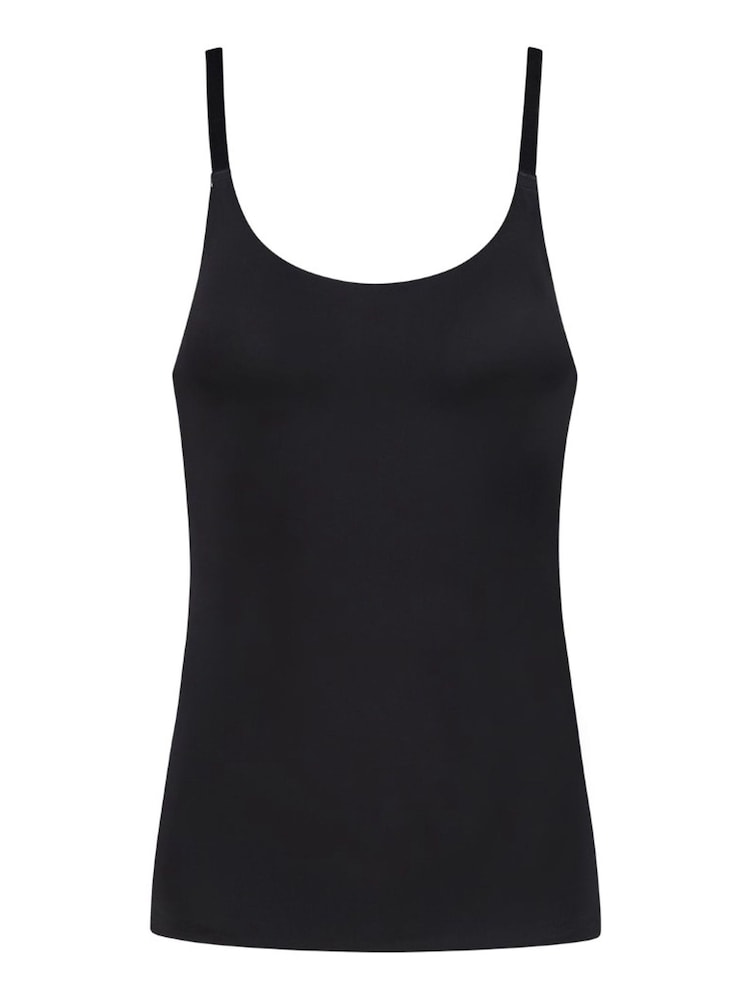 Zwart - Bye Beha - Vormgevende zwarte singlet - Image 4 of 5