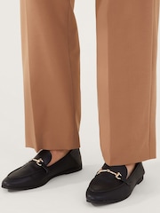 Accessorize Black Metal Bar Loafers - Image 1 of 4
