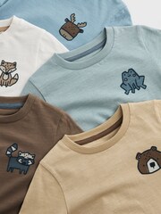 Minerals Small Character Long Sleeve T-Shirts 5 Pack (3mths-7yrs) - Image 8 of 8