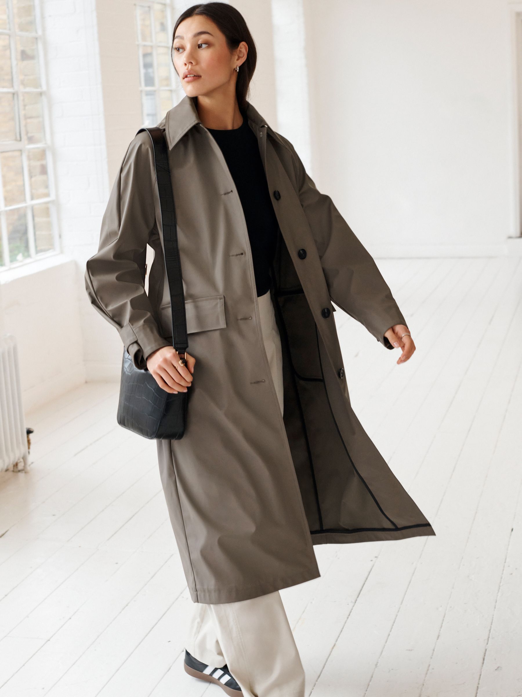 Rubber trench coat clearance