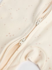 Neutralny - Baby Two Way Zip 100% Cotton Sleepsuits 3 Pack (0-18mths) - Image 9 of 11