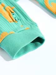 Bright Dino Baby Footless Zip 100% Cotton Sleepsuits 3 Pack (0mths-3yrs) - Image 14 of 16