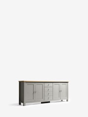 Dove Grey Malvern Oak Effect Sideboard - Image 11 of 13