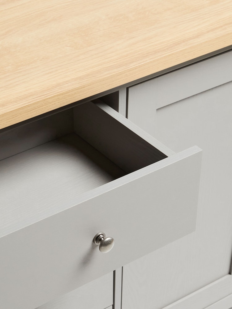 Dove Grey Malvern Oak Effect Sideboard - Image 13 of 13