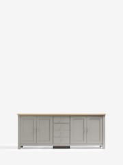 Dove Grey Malvern Oak Effect Sideboard - Image 9 of 13