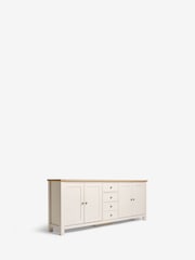 Cream Malvern Oak Effect Sideboard - Image 7 of 10