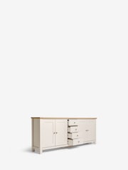 Cream Malvern Oak Effect Sideboard - Image 8 of 10
