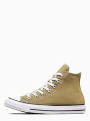Converse Khaki Green Chuck Taylor High Top Trainers - Image 2 of 7