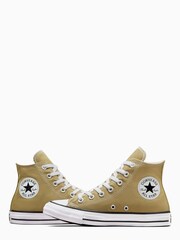 Converse Khaki Green Chuck Taylor High Top Trainers - Image 4 of 7