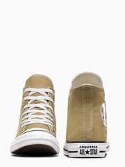Converse Khaki Green Chuck Taylor High Top Trainers - Image 5 of 7