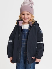 Polarn O. Pyret Blue Waterproof Shell Coat - Image 1 of 4
