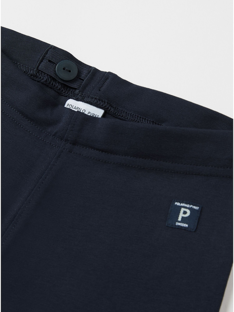 Azul - Polarn O. Pyret Organic Cotton Blend Leggings - Imagen 2 de 2 Azul - Polarn O. Pyret Organic Cotton Blend Leggings - Imagen 2 de 2