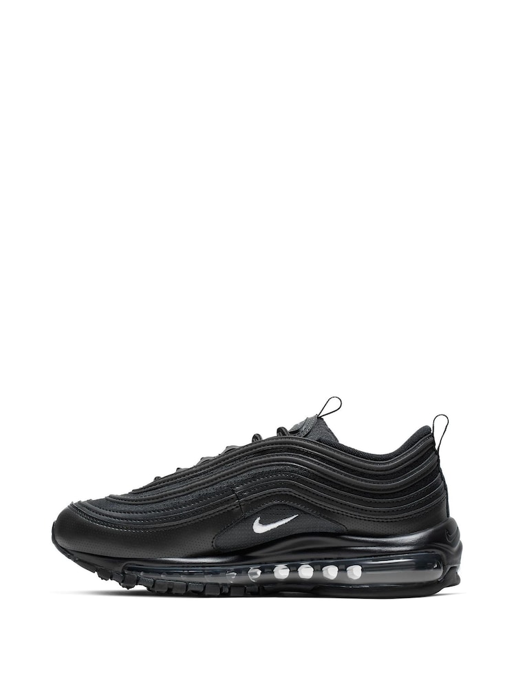 Черные/черные - Молодежные кроссовки Nike Air Max 97 - Image 2 of 8