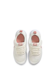 Nike White/Pink Tanjun Go Easy On Junior Trainers - Image 9 of 12