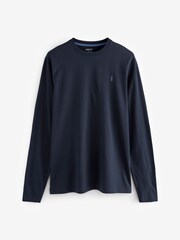 Light Grey/Charcoal/Khaki/Dark Orange Long Sleeve Stag T-Shirts 4 Pack - Image 11 of 15