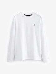 Light Grey/Charcoal/Khaki/Dark Orange Long Sleeve Stag T-Shirts 4 Pack - Image 12 of 15