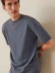 Grey Relaxed Heavyweight T-Shirt - Image 1 of 7