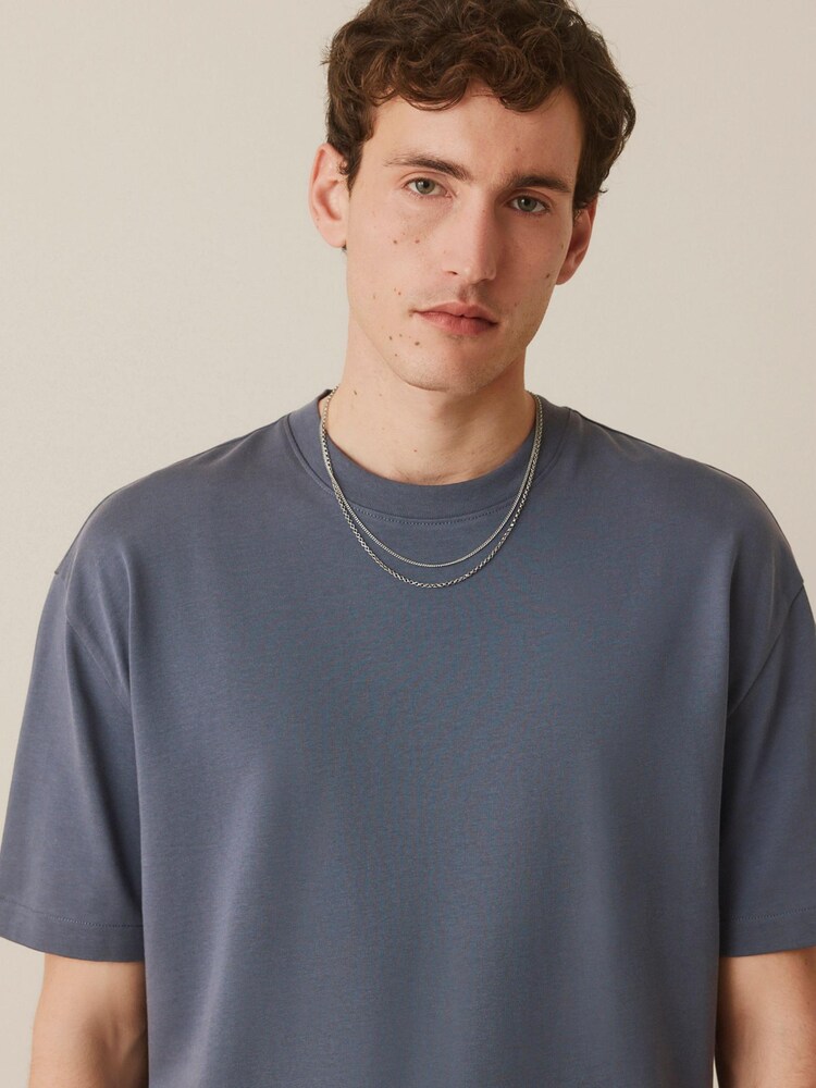 Gris - Décontracté - T-shirt épais - Image 4 of 7