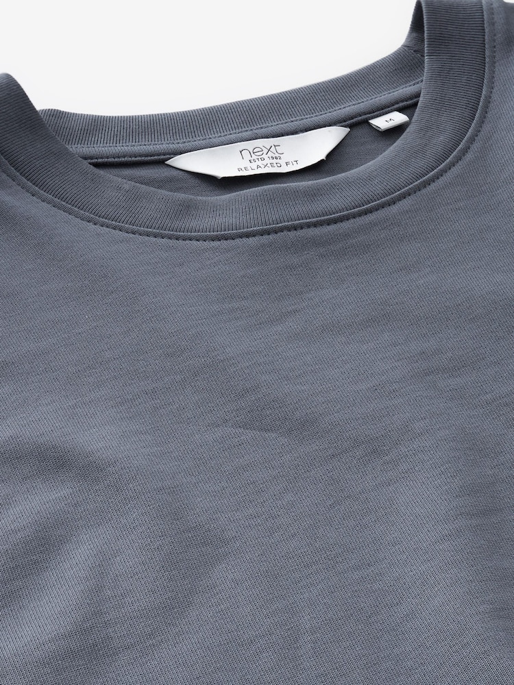 Gris - Décontracté - T-shirt épais - Image 6 of 7