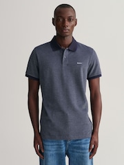 GANT Blue 100% Cotton Oxford Polo Shirt - Image 1 of 5