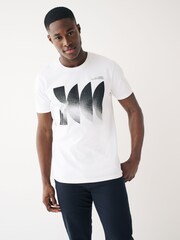 Neutrale Farbe - 3er-Pack - T-Shirt mit Print - Bild 5 von 14