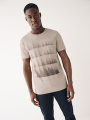 Neutrale Farbe - 3er-Pack - T-Shirt mit Print - Bild 9 von 14