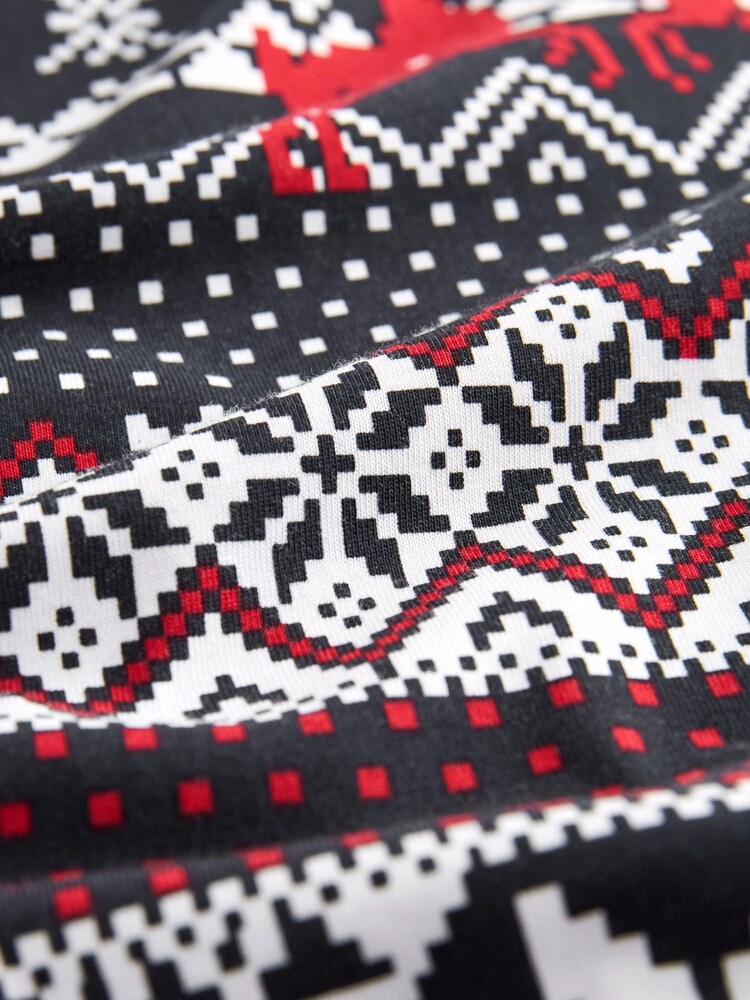 Navy Blue Fairisle - Koszulka ze świątecznym nadrukiem - Image 6 of 7