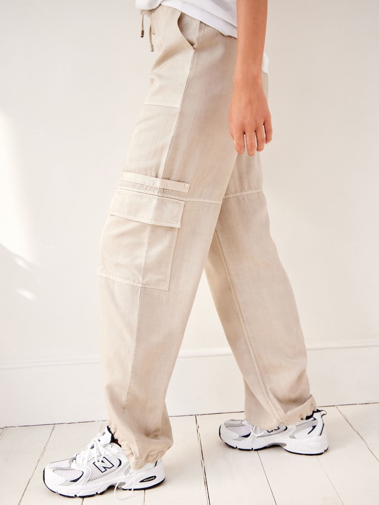 Stone Cargo Combat Trousers - Image 4 of 10