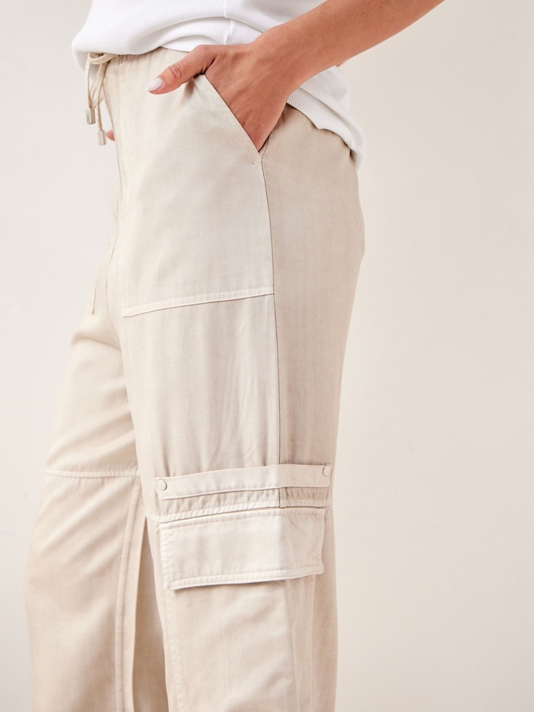 Stone Cargo Combat Trousers - Image 6 of 10
