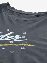 Fender Grey Christmas License T-Shirt - Image 6 of 7