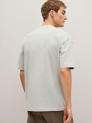 Light Grey Relaxed Heavyweight T-Shirt - Image 3 of 8
