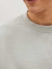 Light Grey Relaxed Heavyweight T-Shirt - Image 5 of 8
