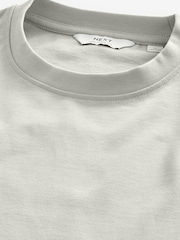 Light Grey Relaxed Heavyweight T-Shirt - Image 7 of 8