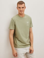Palm Tree Mix Print T-Shirts 3 Pack - Image 3 of 15