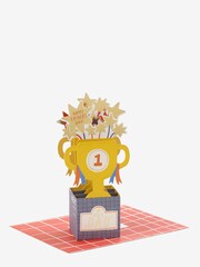 Blue Father's Day Pop Up Trophy Card - Image 4 of 4