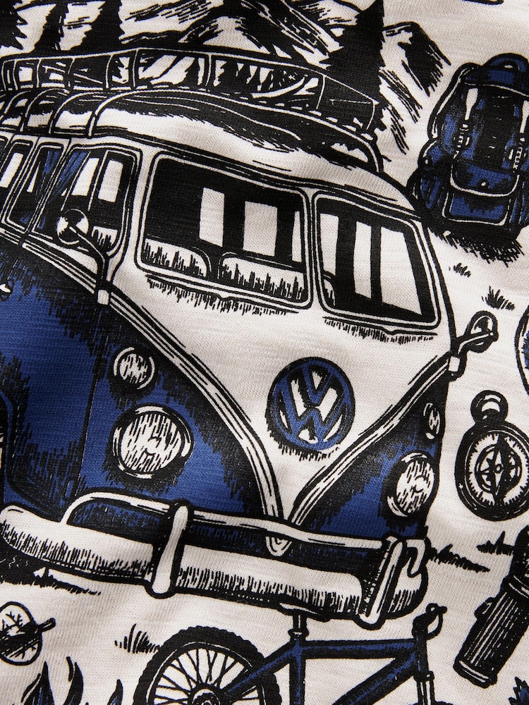 Ecru Cream Camping Volkswagen License T-Shirt - Image 7 of 7 Ecru Cream Camping Volkswagen License T-Shirt - Image 7 of 7
