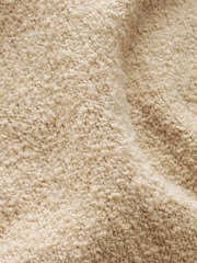 Neutral Relaxed Boucle Crew Neck Jumper - Image 6 of 7