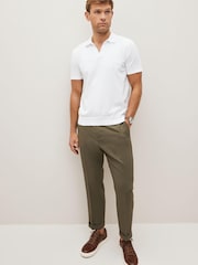 White Short Sleeve Trophy Polo Shirt - Image 3 of 7