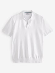 White Short Sleeve Trophy Polo Shirt - Image 5 of 7