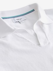 White Short Sleeve Trophy Polo Shirt - Image 6 of 7