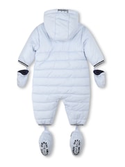 Timberland Baby Blue Logo Snowsuit - Image 2 of 2