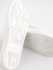 Silver Baseball Canvas Trainers - Image 7 of 7