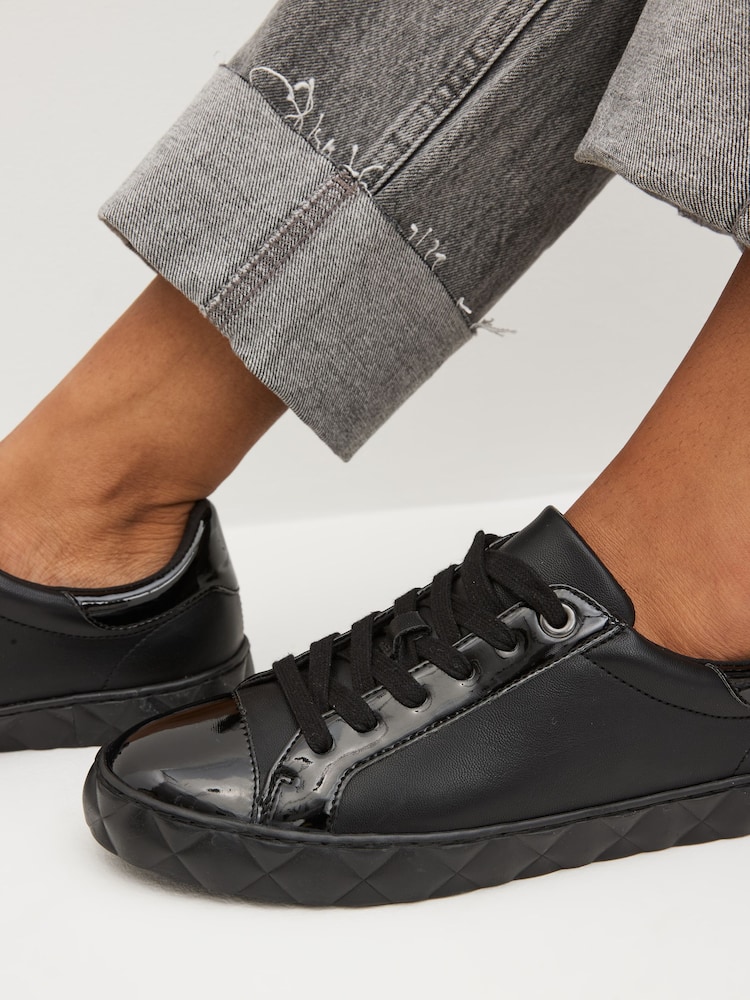 Black Forever Comfort® Quilted Sole Trainers - Image 2 of 7